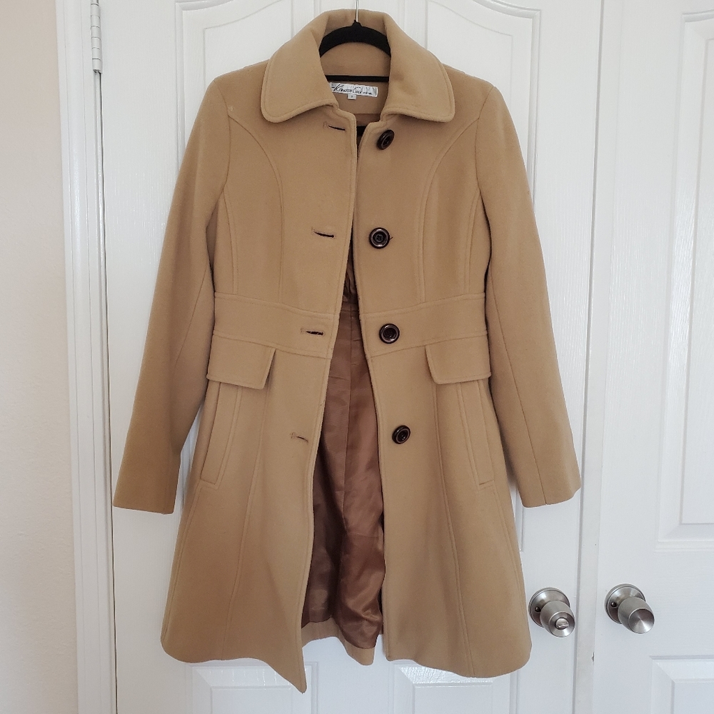 ❗SOLD❗Kenneth Cole Tan Wool Coat